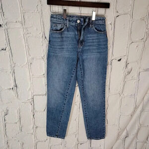 Pacsun Mom Jean Light Wash Mid Rise Casual Relaxed Denim Non Distressed Sz‎ 23